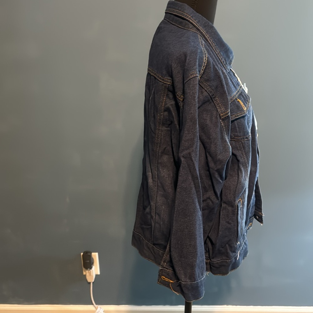 Item 14 NWT Blue Jean Jacket 5XL - Picture 4 of 7